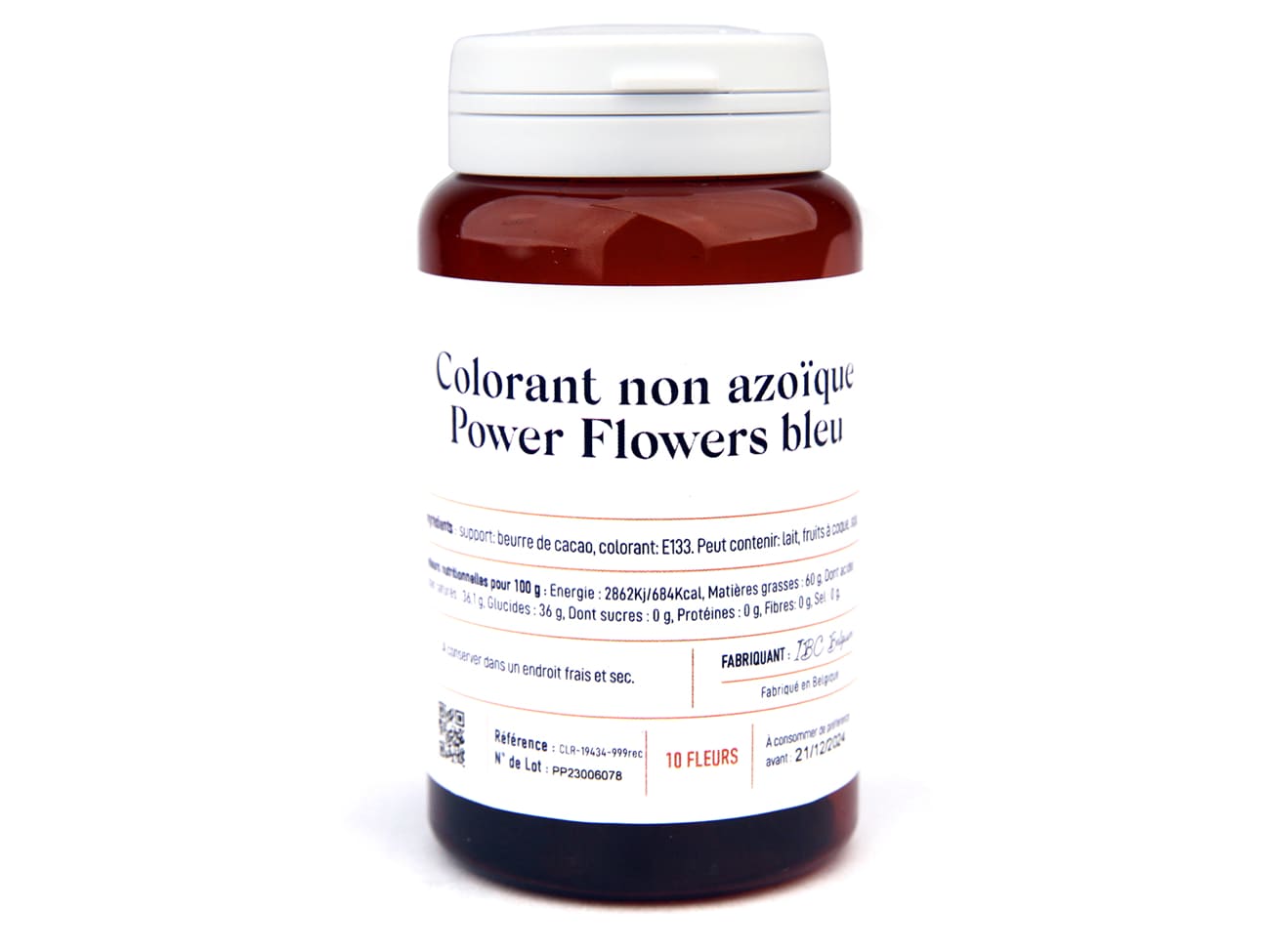 Colorant non azoïque Power Flowers - Bleu - 10 fleurs - IBC Belgium