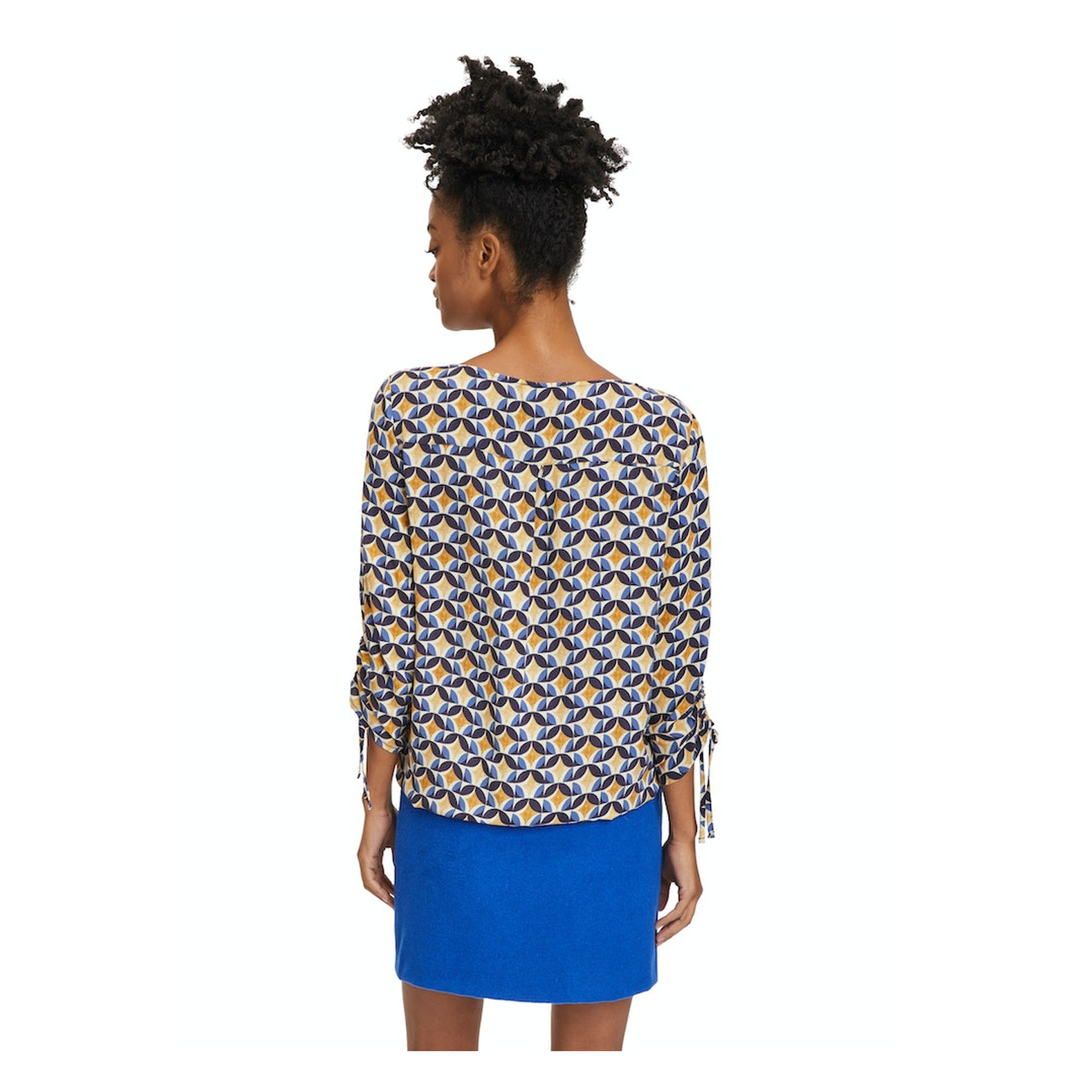 Cartoon Bluse Kurz 3/4 Arm
