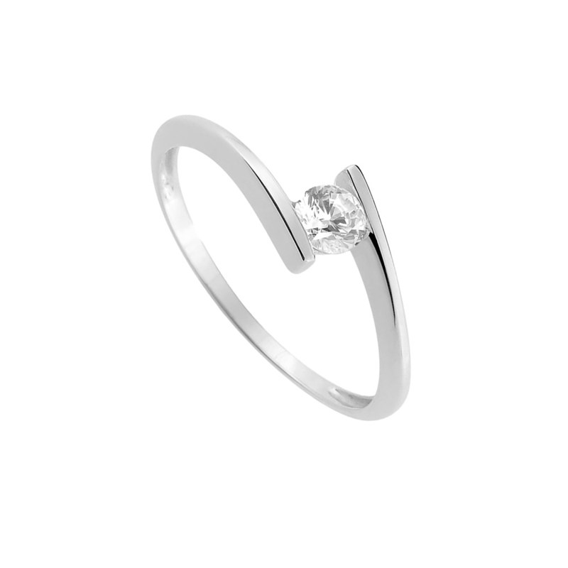 Bague Femme - Oxyde de zirconium - Or 18 Carats