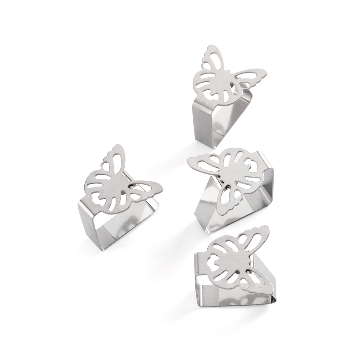 4 pinces nappe papillon