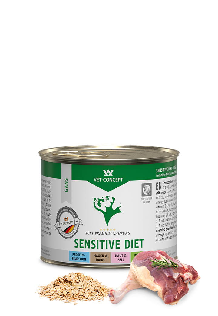 Hundemenü Sensitive Diet Gans