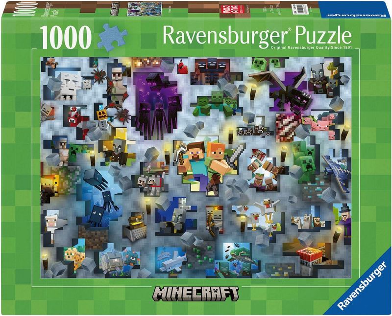 Ravensburger - Minecraft Challenge - Legpuzzel - 1000 Stukjes