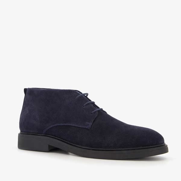 Van Beers suede heren veterschoenen