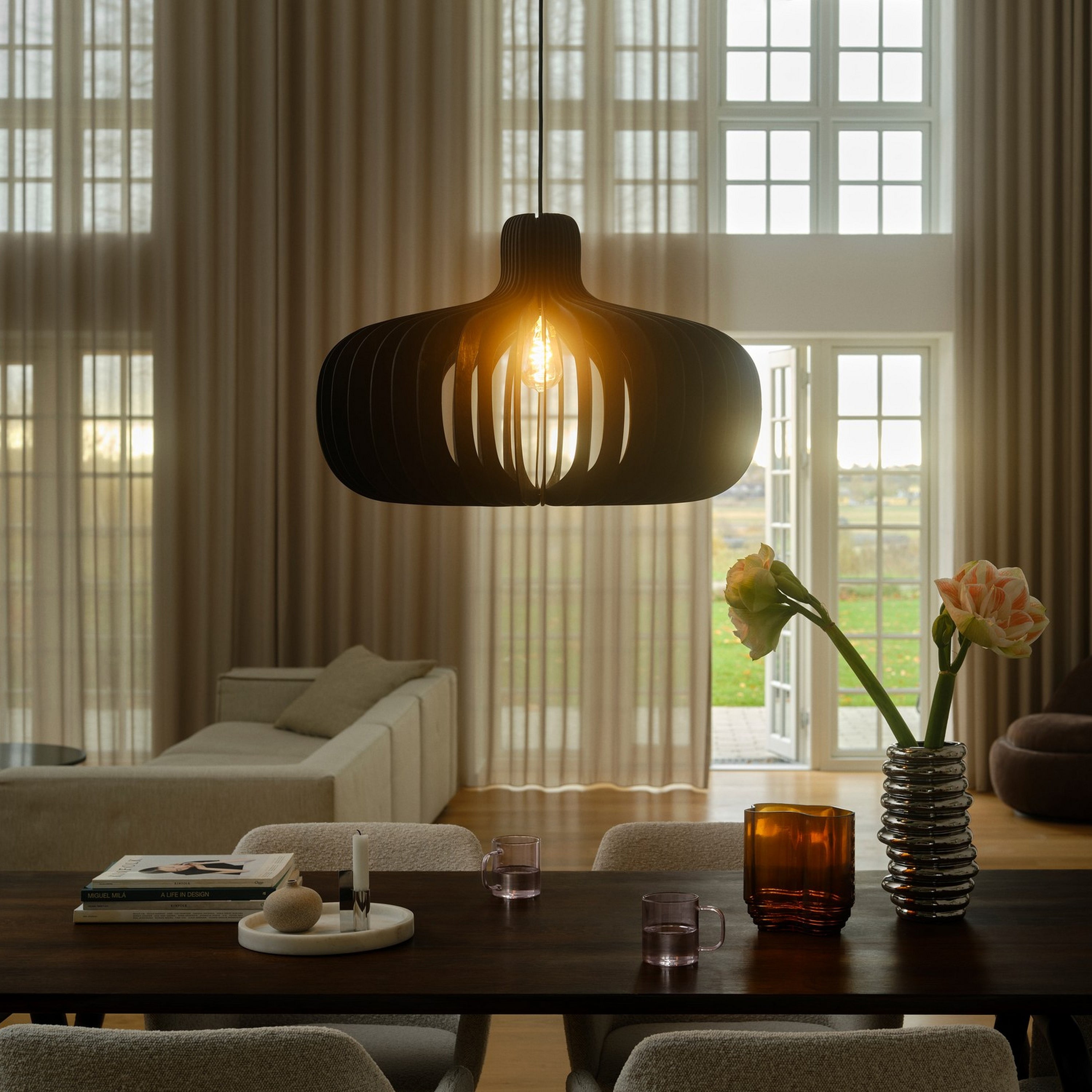 Nordlux Hazo Hanglamp Ã 65,5 cm - Zwart