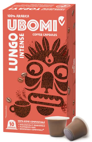 Ubomi Lungo Intense 100% Arabica 10 Nespresso kompatible Kapseln
