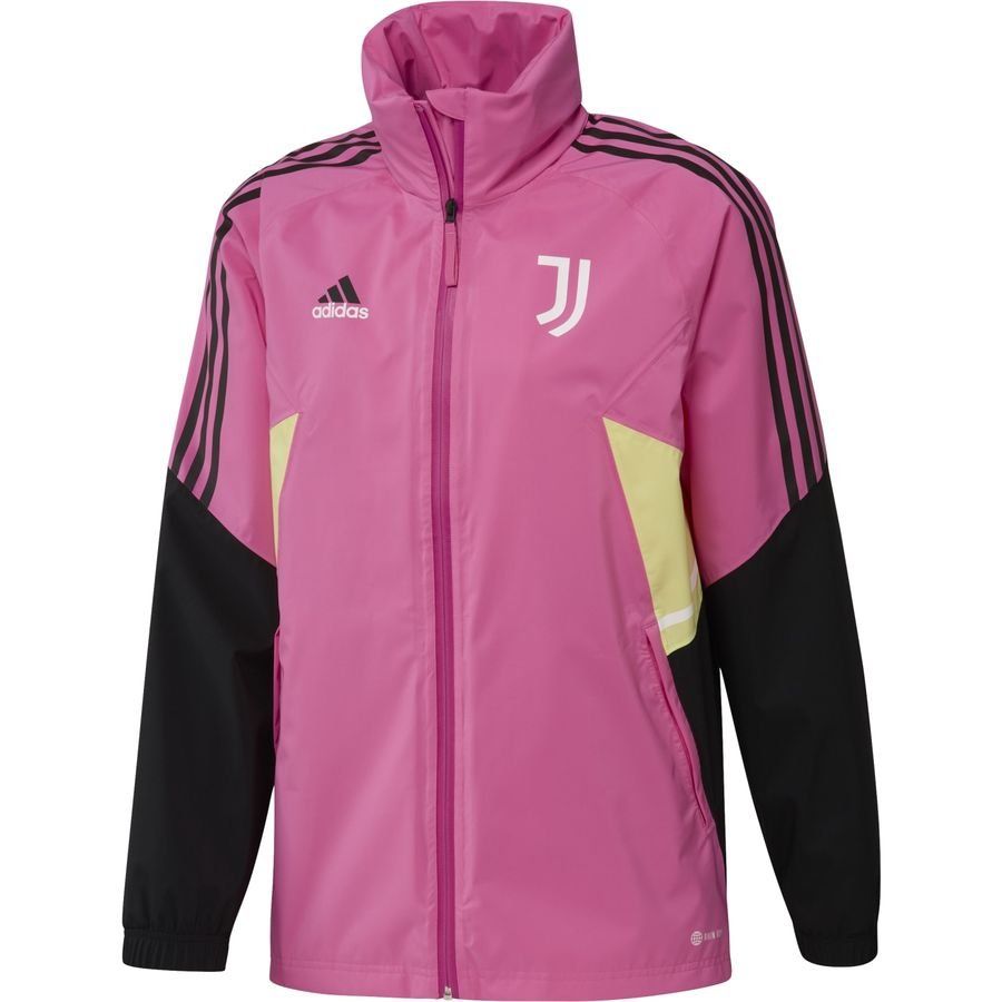 Juventus Veste de Pluie Condivo 22 - Rose/Noir/Jaune