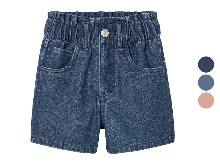 Kleuters denim paperbag short