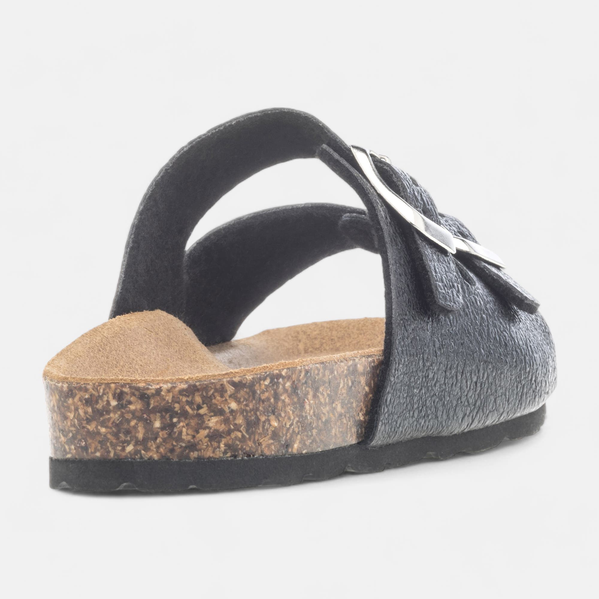Mules semelle liège Fille noir