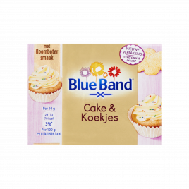 Blue Band Cake en koekjes met roomboter smaak