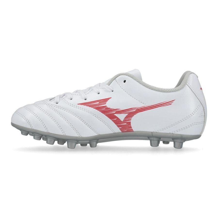 Mizuno Monarcida Neo lll Select AG Charge - Blanc/Radiant Red Enfant