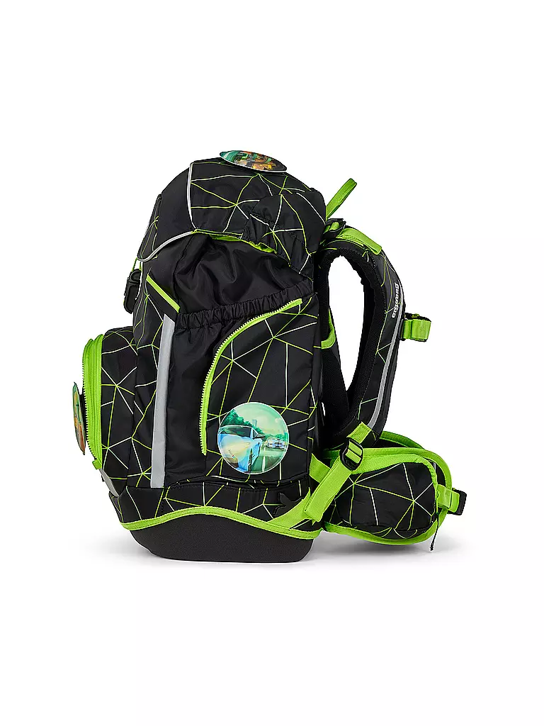 ERGOBAG Schultasche Set 6tlg Pack Cybär Race schwarz