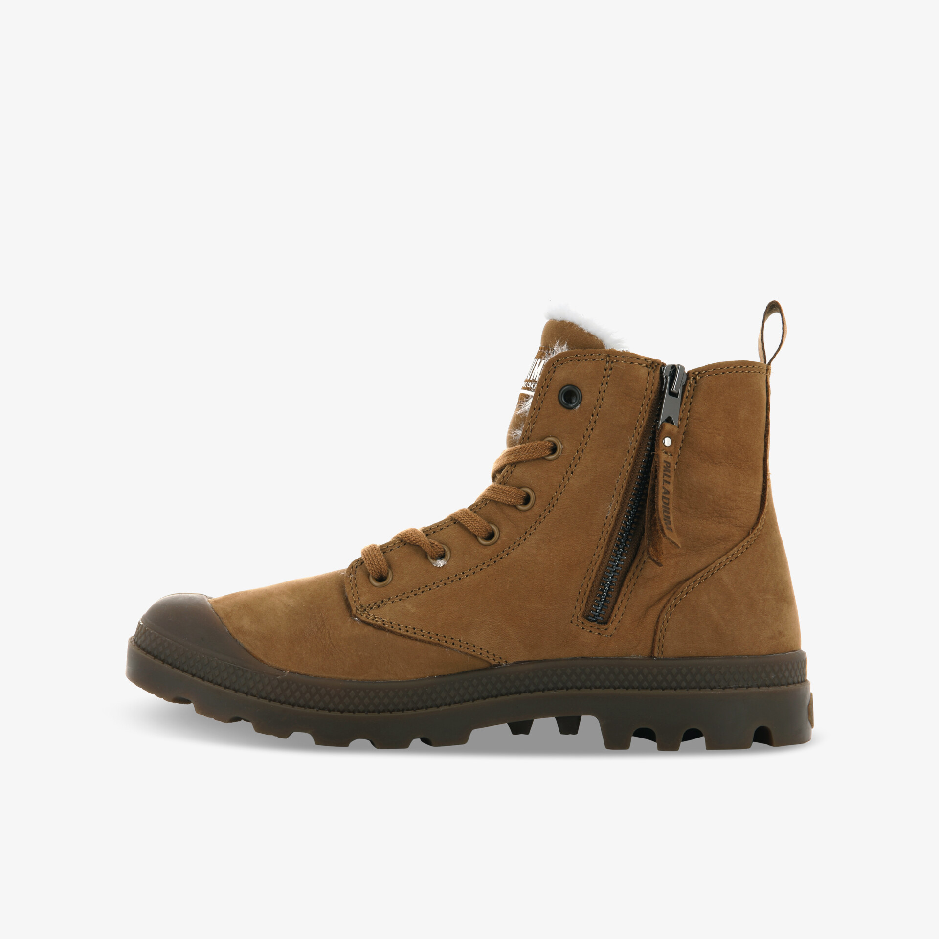 PALLADIUM PAMPA HI ZIP WL Herren Winterstiefel cognac