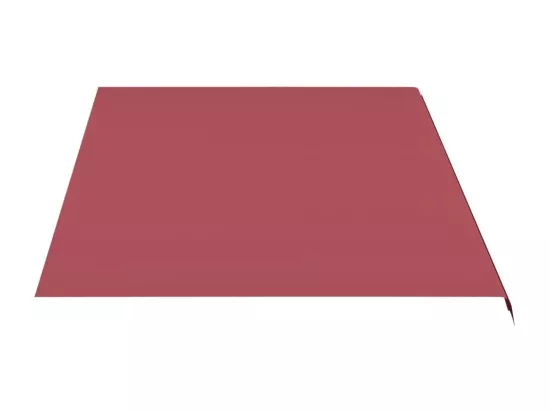 Tissu de remplacement pour auvent Bordeaux rouge 5x3 m