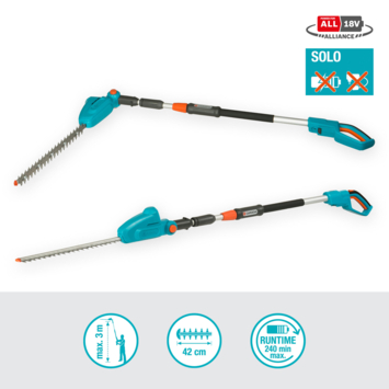 Gardena 18V heggenschaar telescopisch THS 42cm (zonder accu)