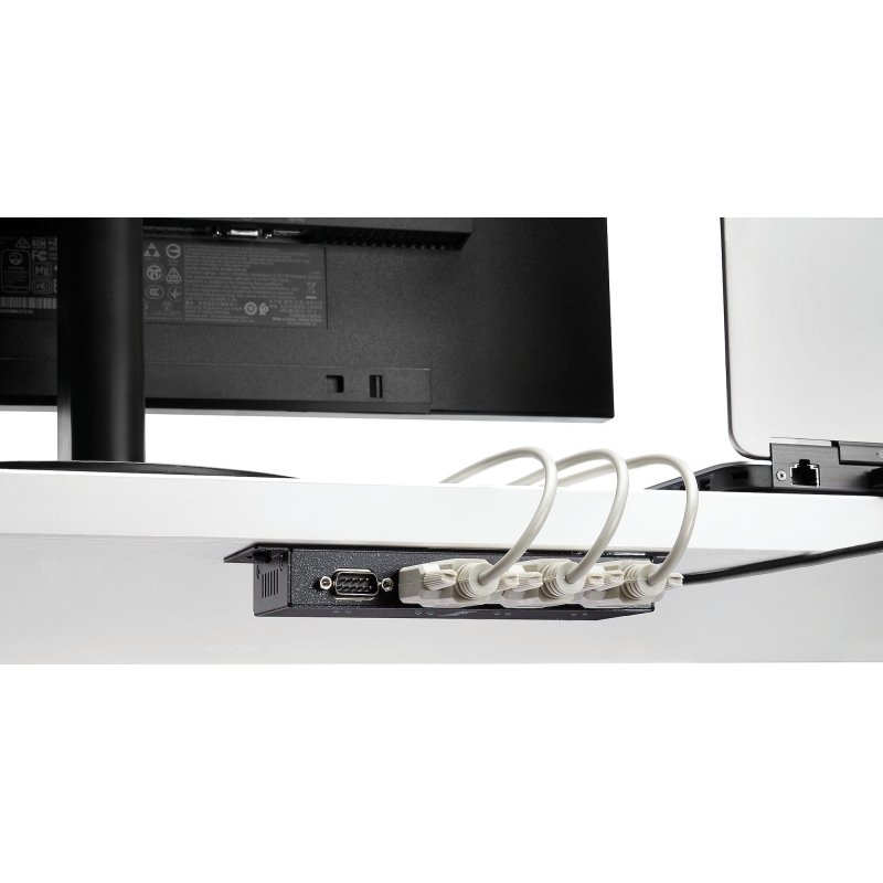 StarTech.com Hub adaptateur USB vers série DB9 RS232 4 ports – Montage sur rail DIN industriel et mural