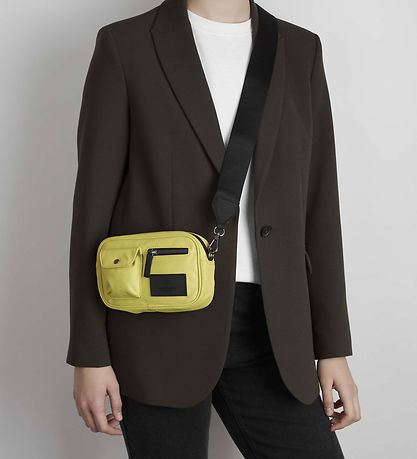 Markberg Skuldertaske - DariaMBG Small Cross - Electric Yellow