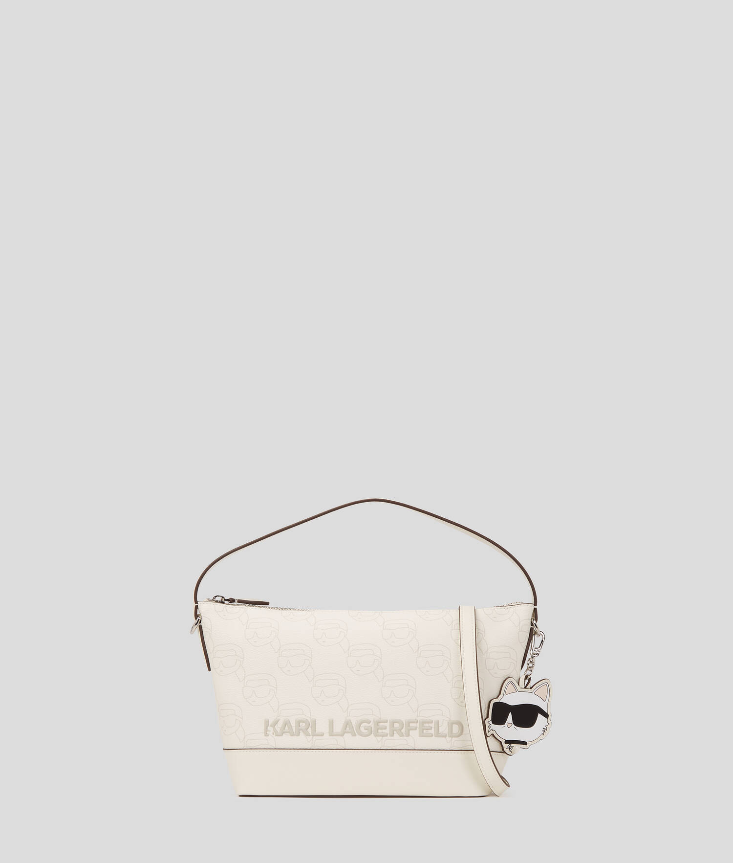 SAC BANDOULIÈRE IKON - Blanc cassé NFT imprimé sur toute la surface