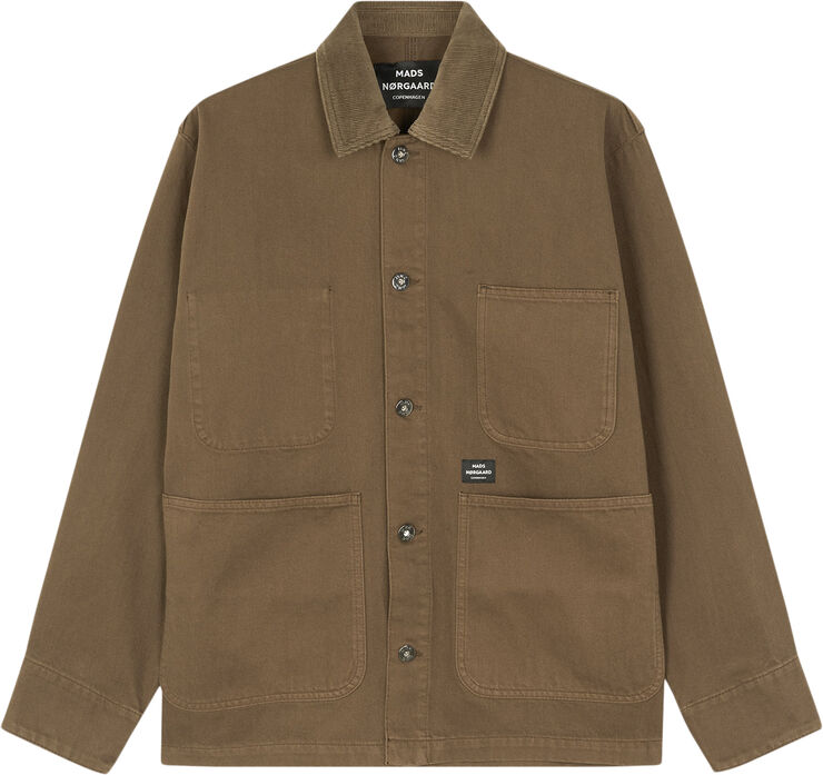 Mads Nørgaard - Copenhagen Soil Denim Chore Jacket Brun