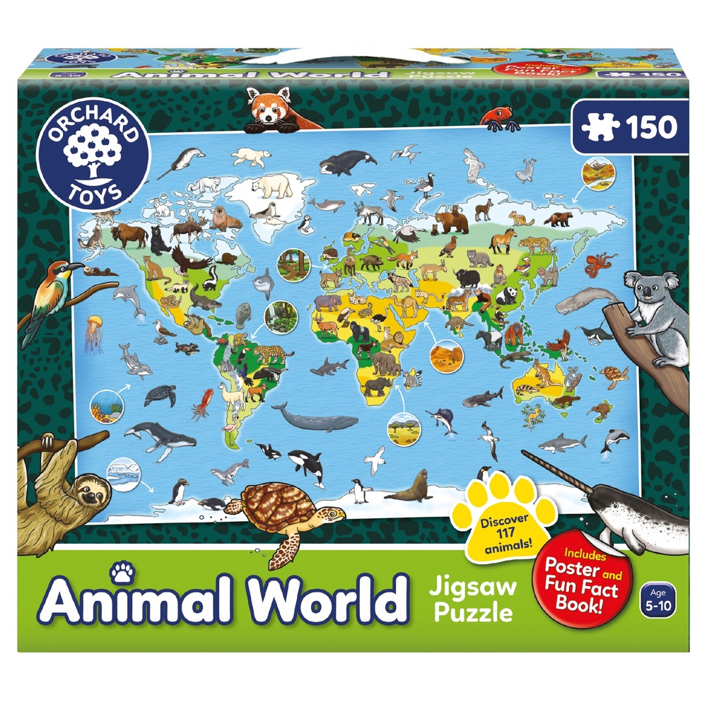 Orchard Toys Tierwelt 150-teiliges Puzzle