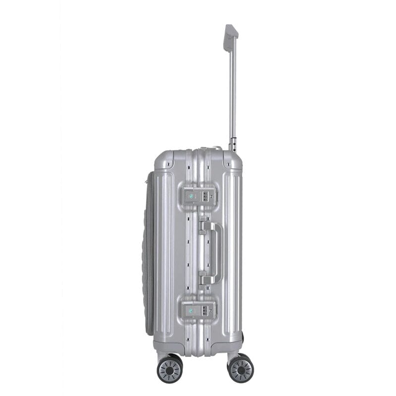 Travelite Next Trolley Frontpocket Aluminium Silver