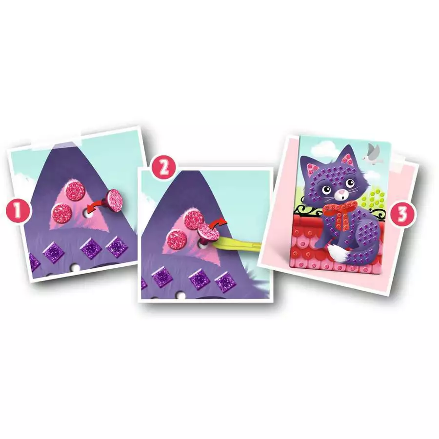 Ravensburger Mosaic Junior Cats bunt