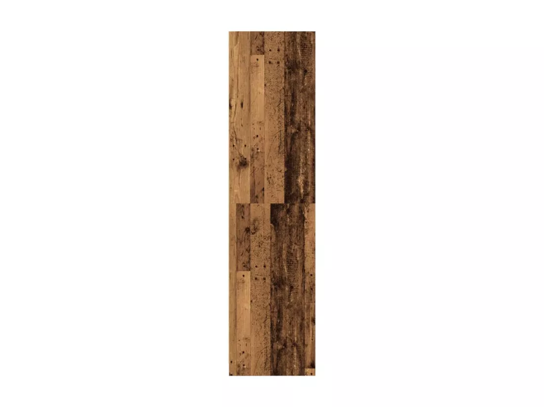 Garde-robe vieux bois 100x50x200 cm bois d'ingénierie
