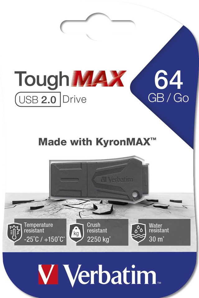 Verbatim - ToughMAX, USB 2.0, 64GB