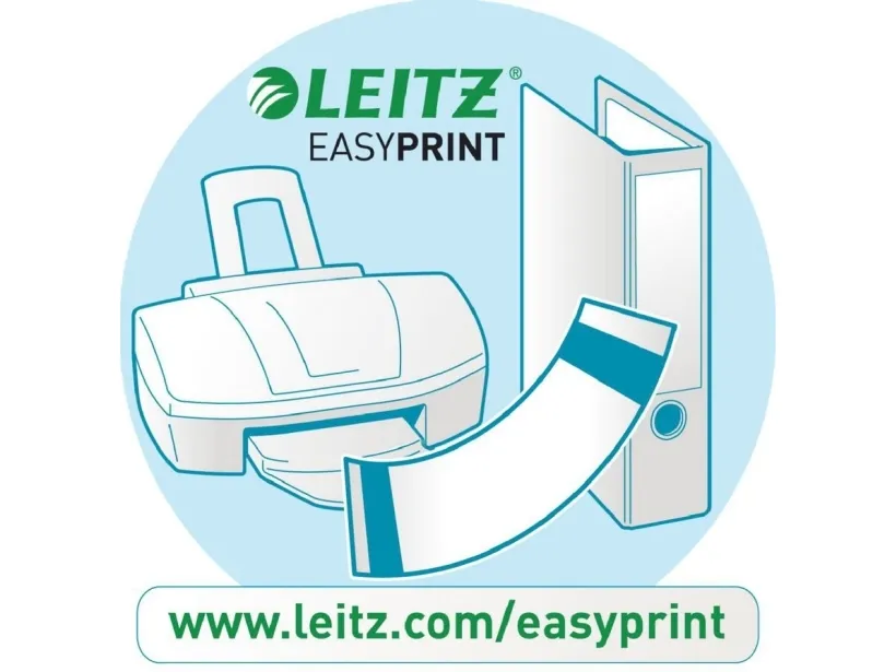Leitz Standard - Præsentationsringbind - rygbredde: 30 mm - for A4 Maxi - kapacitet: 100 ark - hvid