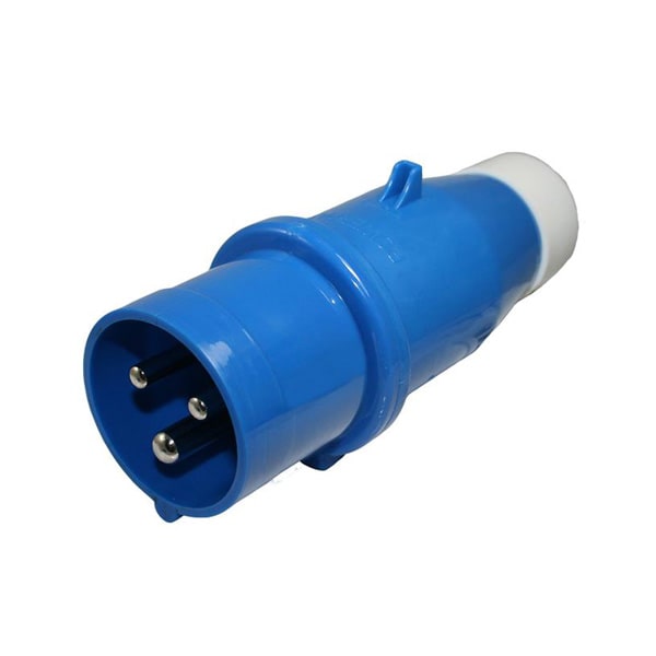 Fiche P17 mâle 16A 220V