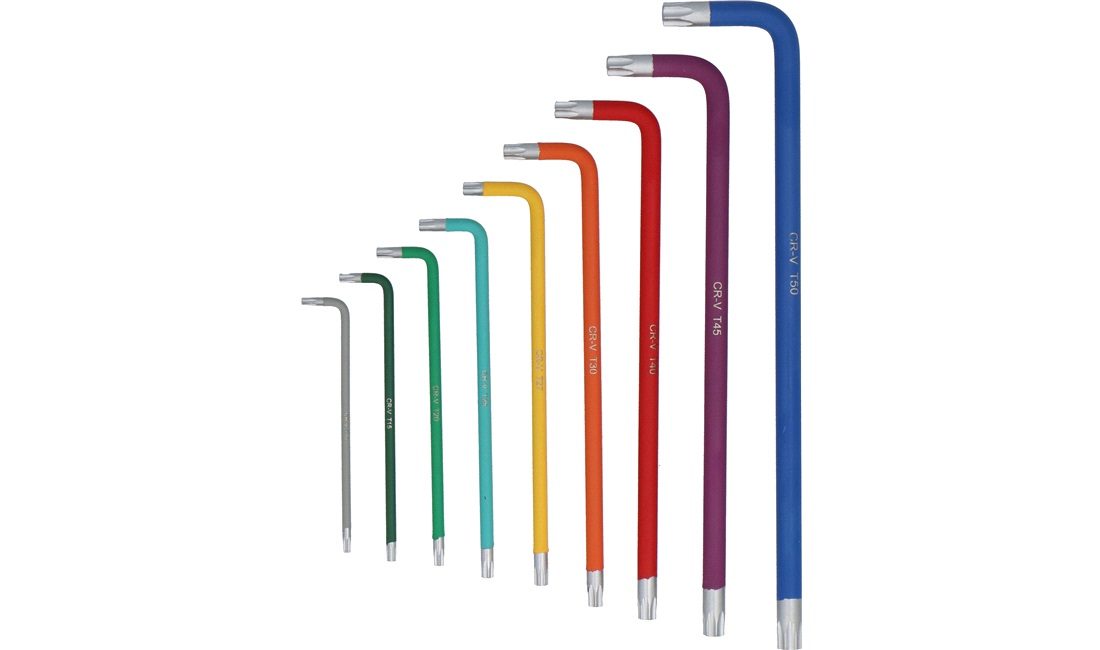 Torxsæt T10-T50 9 stk. Professionel