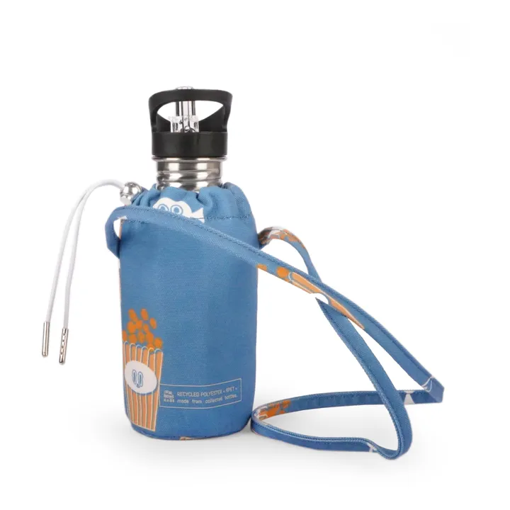 JOJO FACTORY Gourde isotherme Popcorn | Bleu