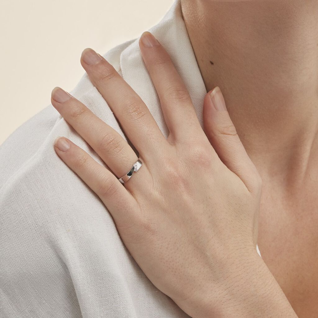 Bague Daphne Or Blanc Diamant