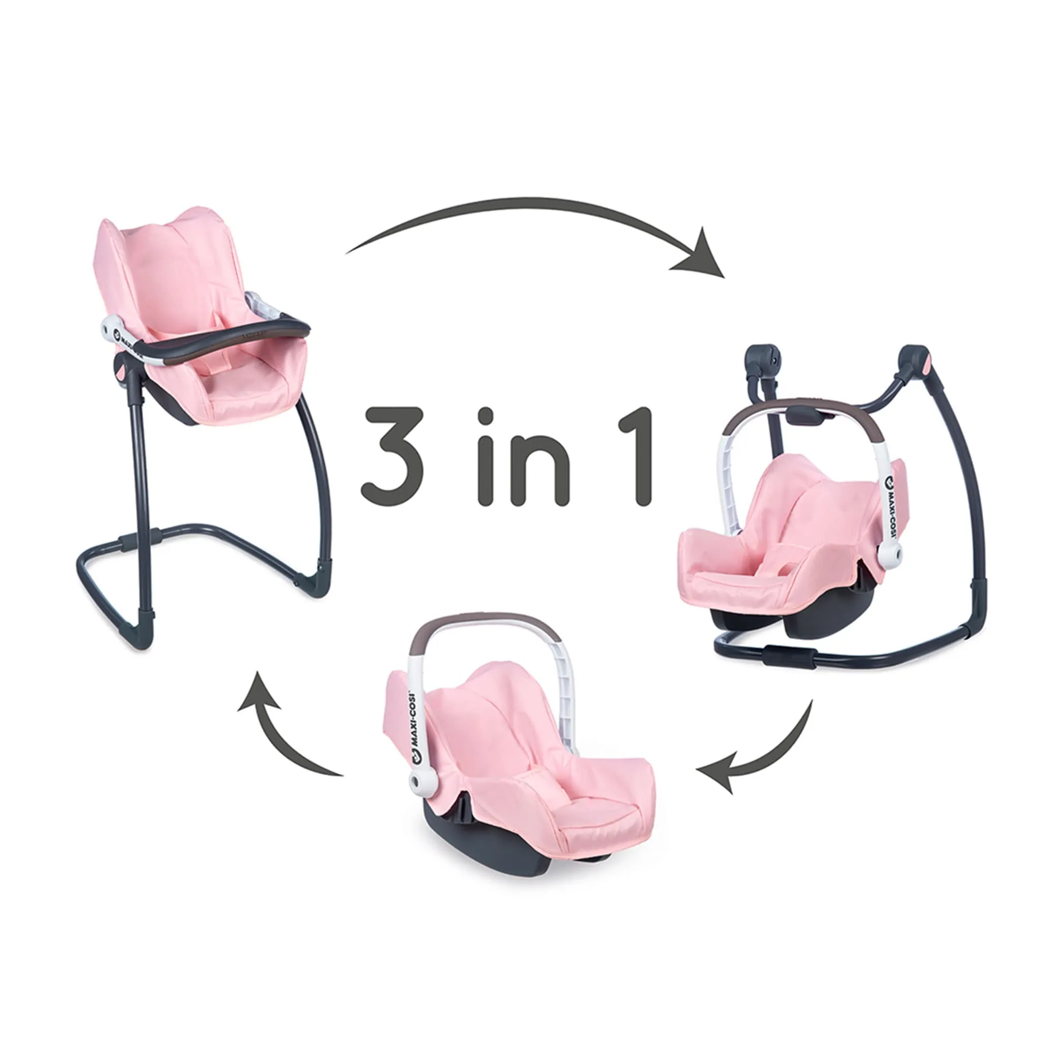 Smoby Chaise 3 En 1 pour Poupée