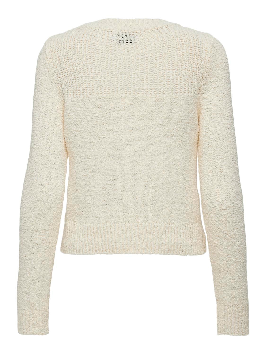 ONLEMIRA Strickpullover Ecru