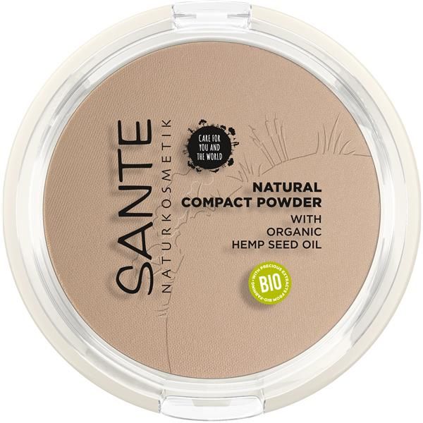 Pó Compacto Natural Bio 02 Neutral Beige