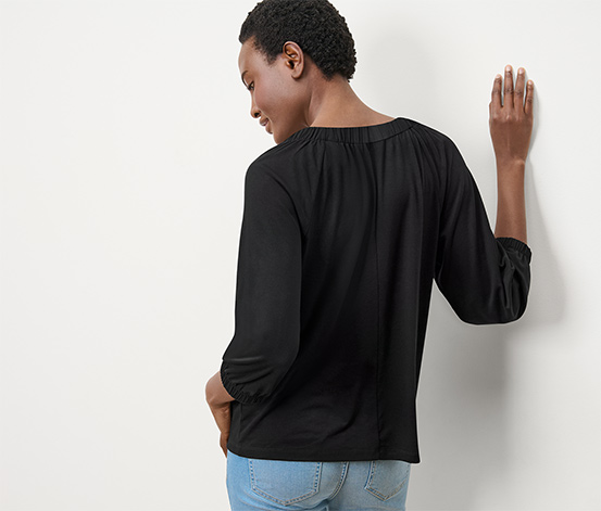 Blusenshirt mit Raffung