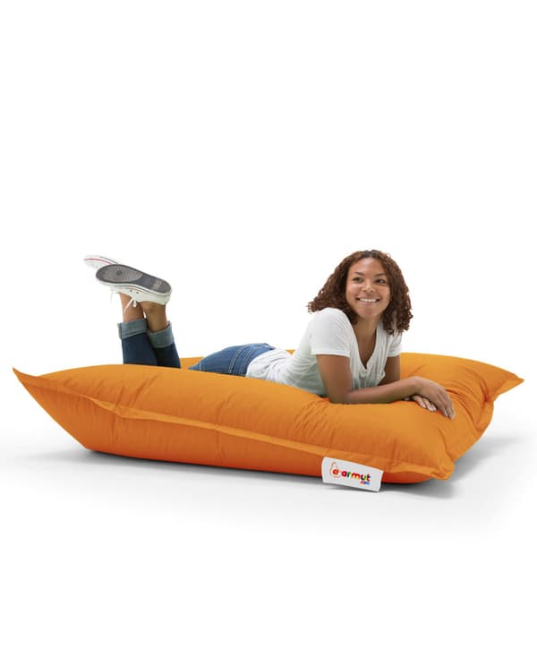 Garden Bean Bag Pute Puff 100x100 - Oransje