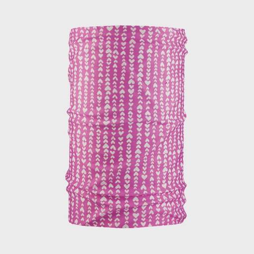 Tubularwind Kids Pink Heart Neck Gaiter