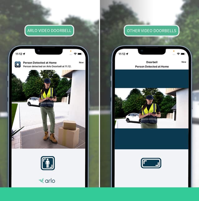 Arlo 2K videodørklokke (1-pak)