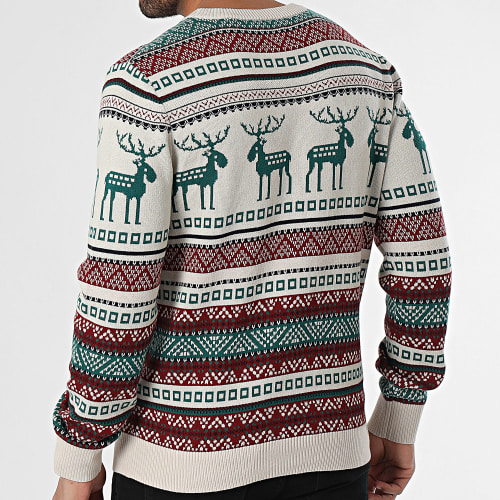 Pull Snowball Beige Bordeaux