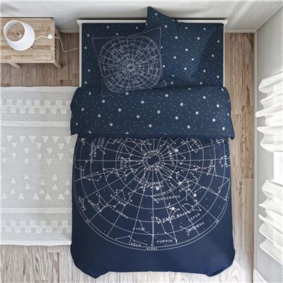 Linge de lit constellation - BECQUET CRÉATION