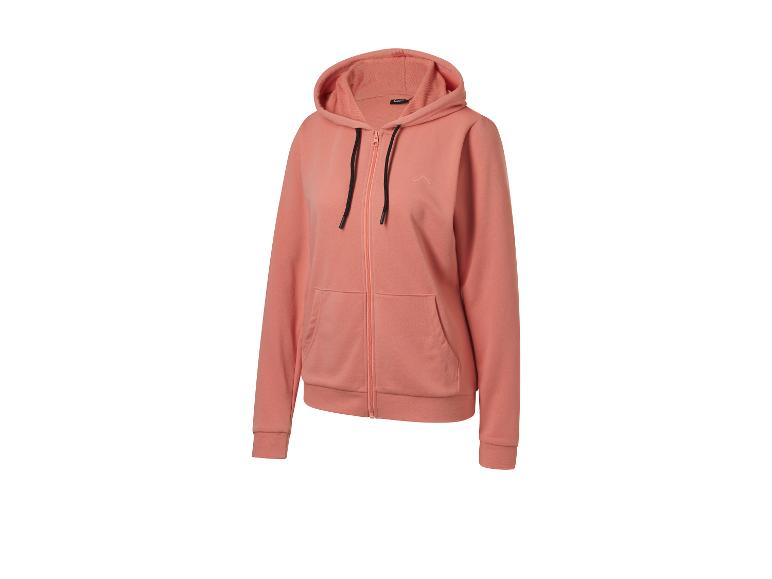 Dames hoodie met rits