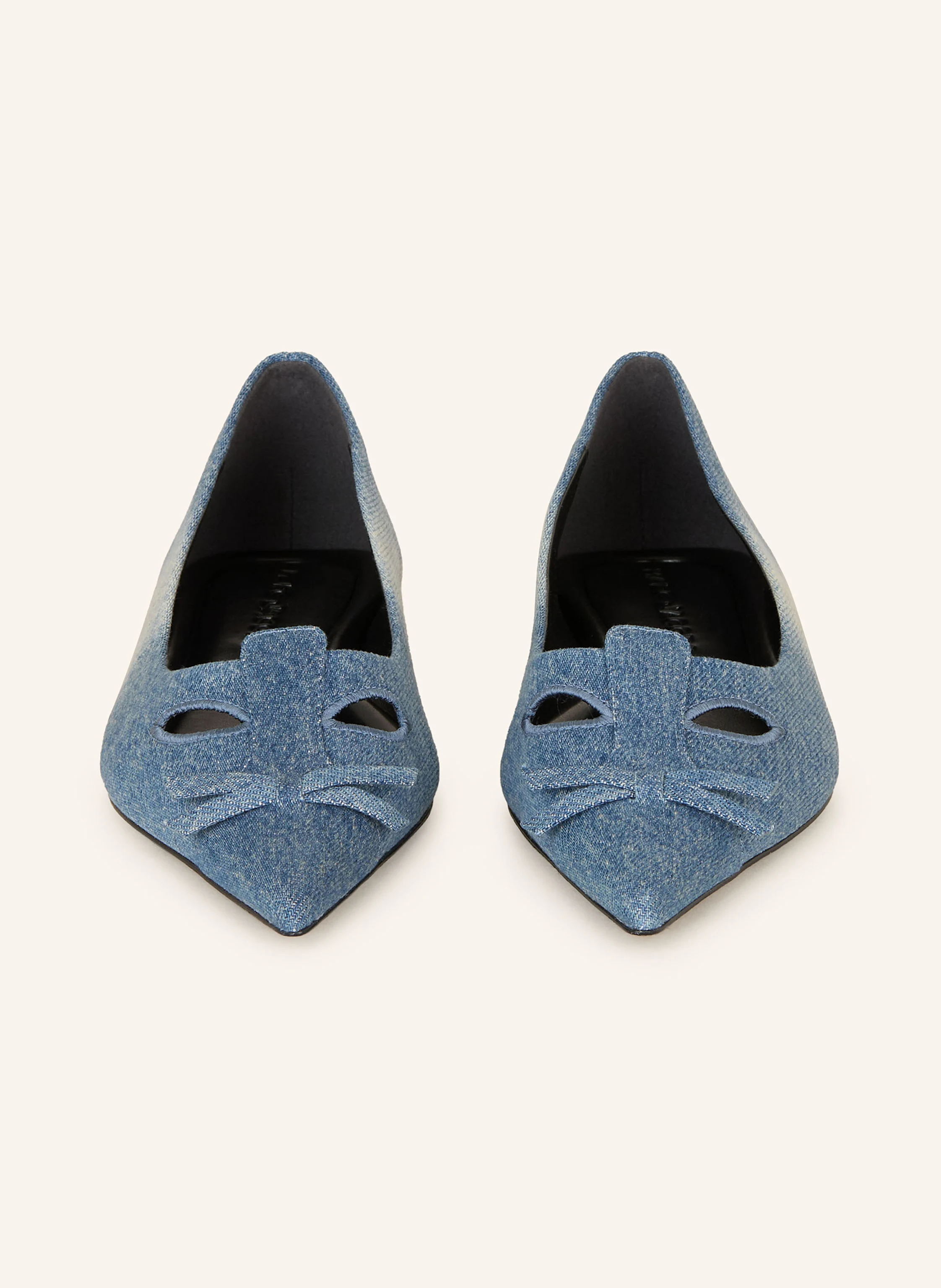 MARC JACOBS Ballerinas in Jeansoptik