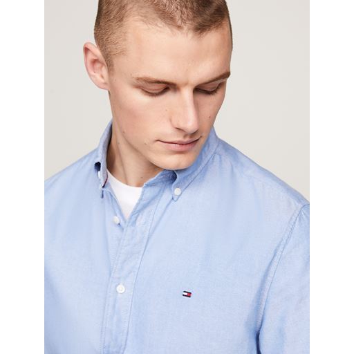 Tommy Hilfiger Soild Heritage Oxford Skjorte, Shirt Blue, 3XL