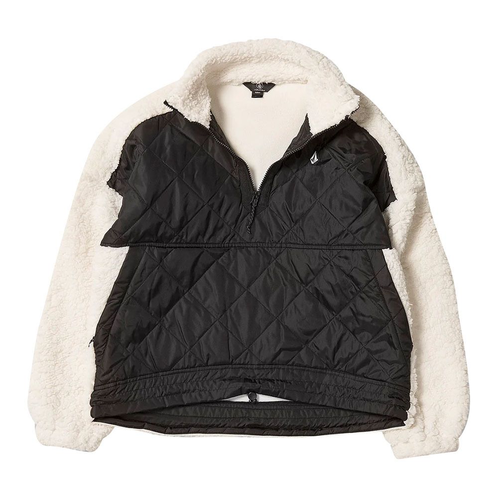 Volcom FERRON PULLOVER JACKET - Polaire Femme moonbeam
