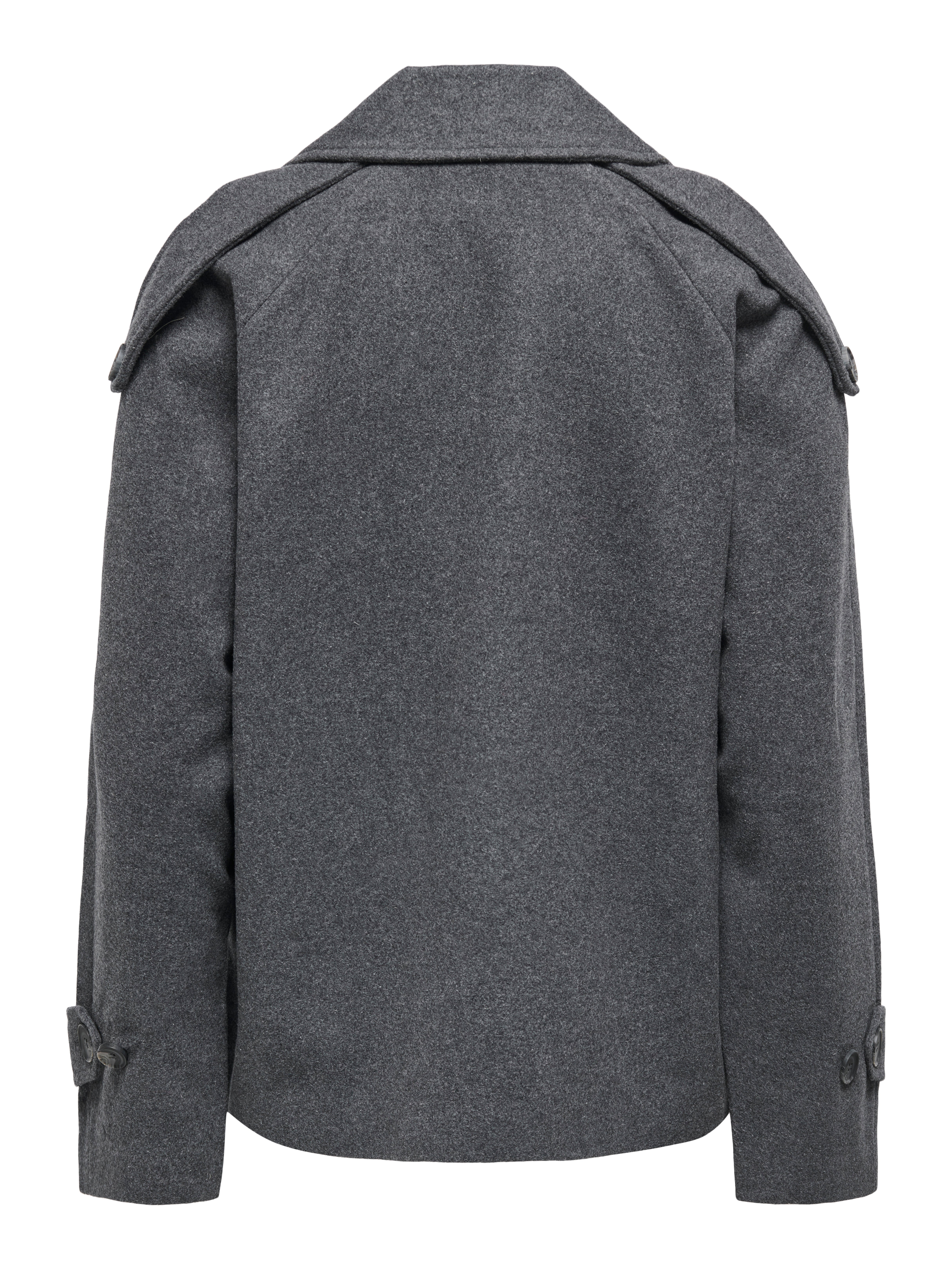 ONLMAISY Trenchcoat Dark Grey Melange
