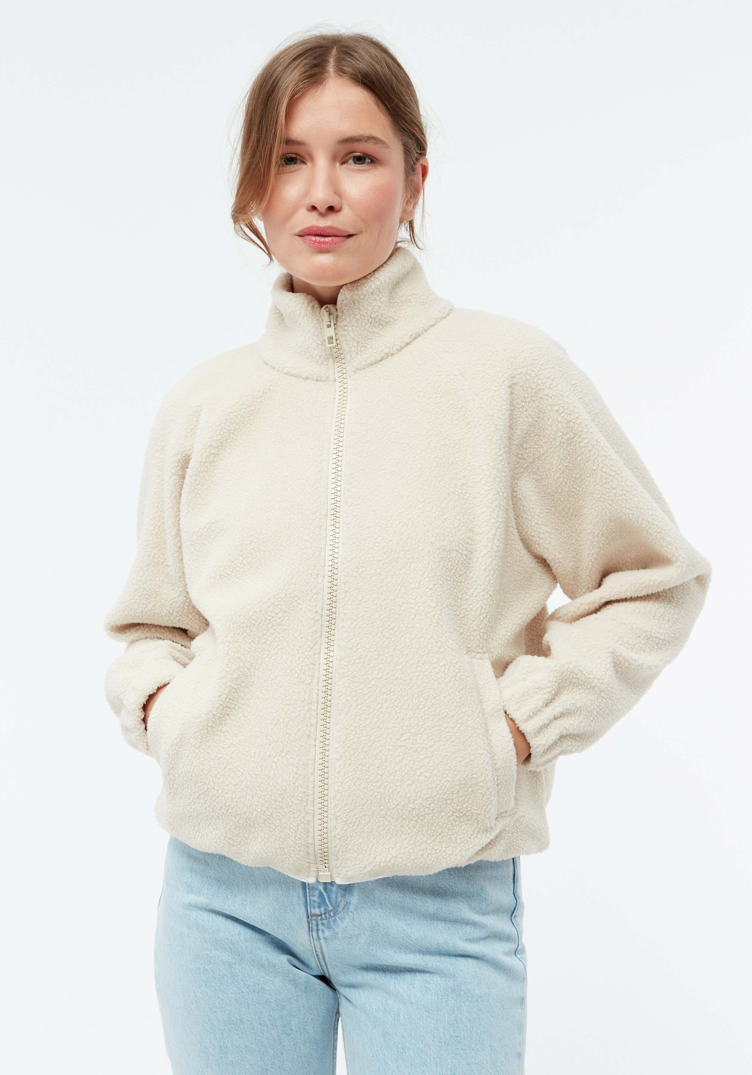 Givn Berlin Fleece-Jacke GBConny Off White