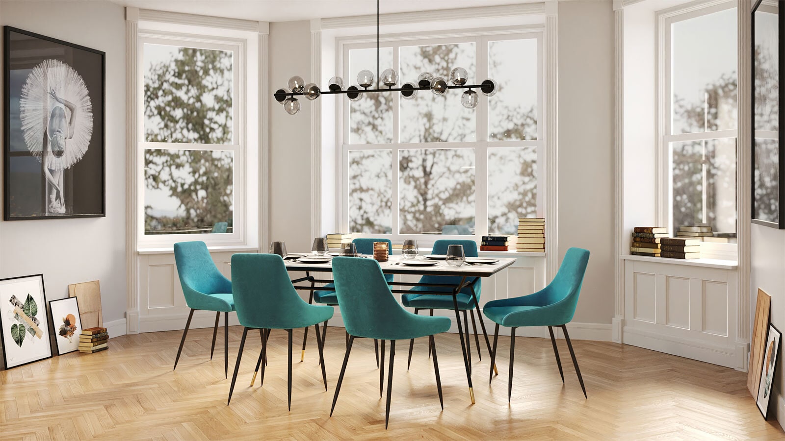 KARE DESIGN Retrofit Pendellampe SCALA BALLS schwarz