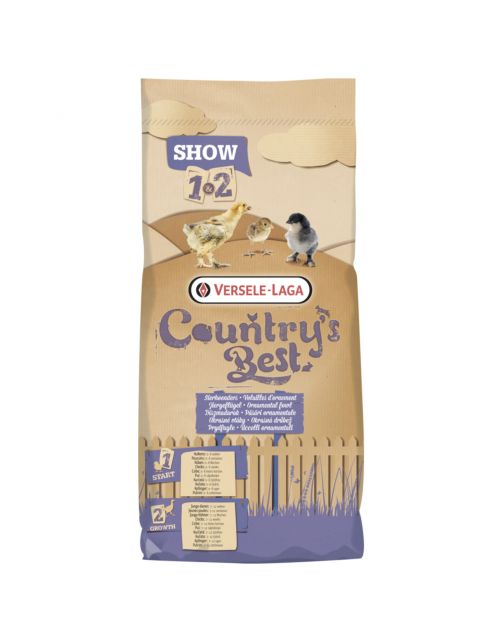 Versele-Laga Country`s Best Show 1 Crumble - Pluimveevoer - 20 kg 0  6 Weke