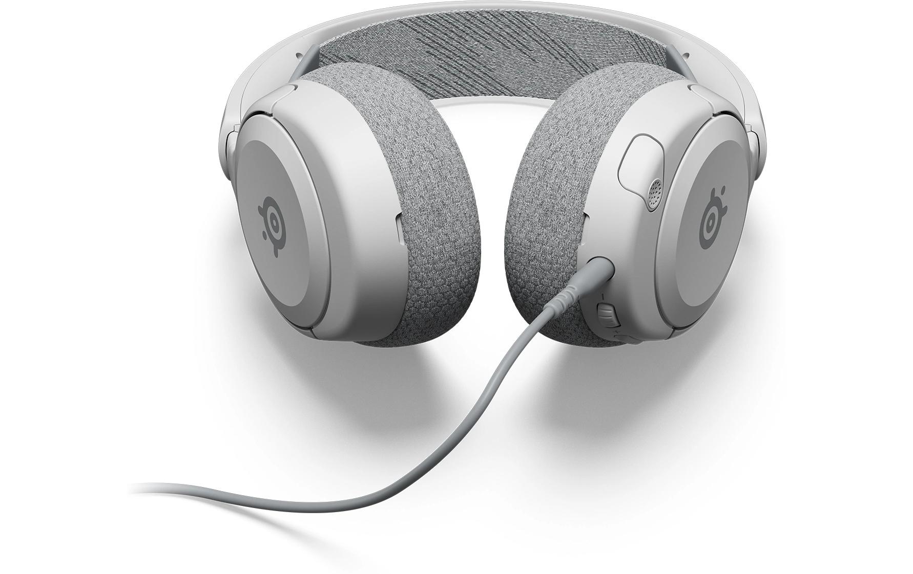 Headset Arctis Nova 1P WeissSteelseries Arctis Nova 1P kabelgebundene Gaming-Kopfhörer mit Kopfband, Weiss